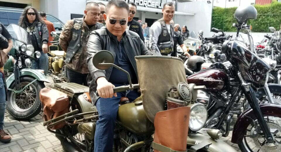 Audensi Di Lakukan Club Motor Gede Harley Bandung Bersama KSAD Jenderal TNI Dudung Abdurachman