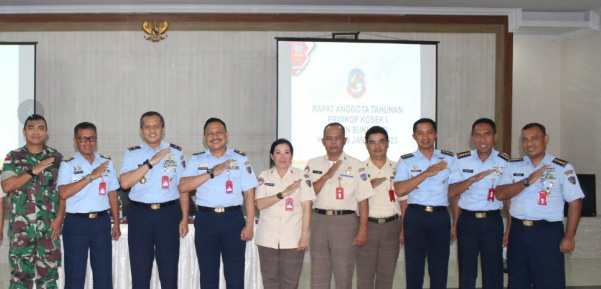 TNI AU - Komandan Sektor I (Pen-Kosek I)  Seluruh Personil yang juga merupakan anggota