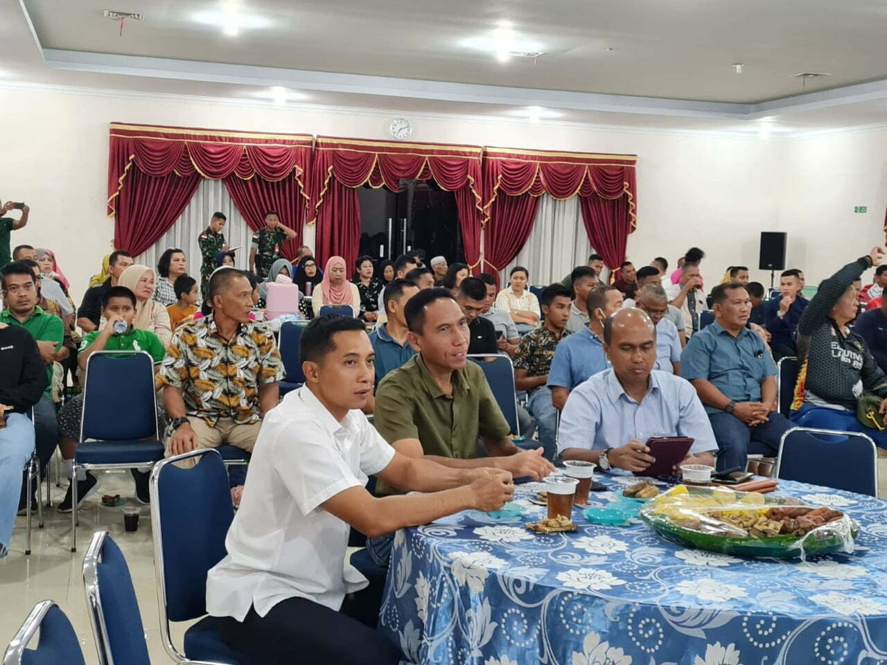 Keluarga Besar Komando Sektor 1 (Kosek I) mengadakan nonton bareng. Boyong