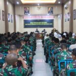 Wujud Solidaritas Dan Sinergitas TNI-Polri, Koramil 0808/16 Talun Gelar Apel Gabungan