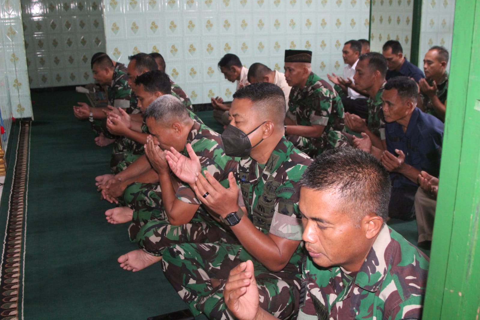 Sebagai Upaya Untuk Meningkatkan, Kodim 0808/Blitar Gelar Doa Bersama Di Awal Bulan April Tahun 2023