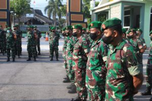 Komandan Kodim Dandim 0808/Blitar Pimpin Apel Pemberangkatan Cuti Hari Raya Idul Fitri 1444 H/2023 M