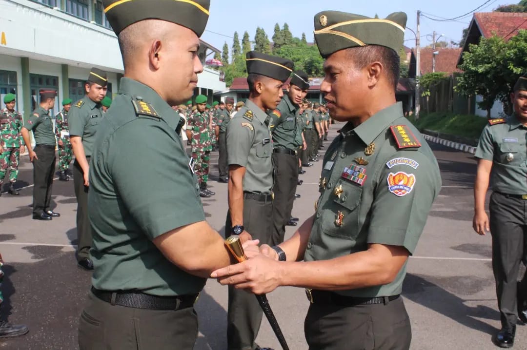 Pusdikku Apel Bersama Organik & Siswa Usai Cuti Lebaran Bersama