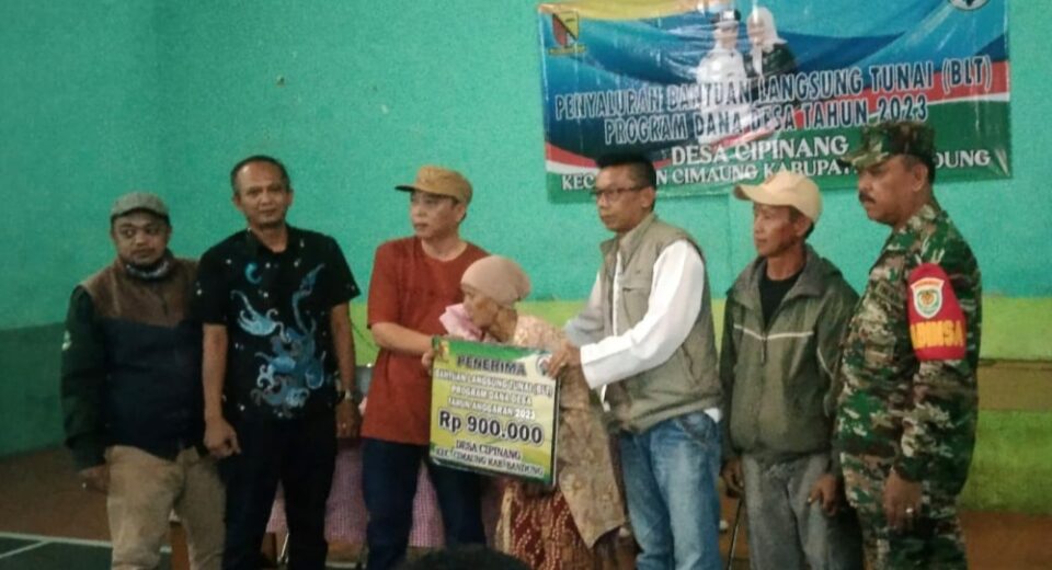 Pemerintah Desa Cipinang Bagikan BLT DD 2023 Tahap Pertama