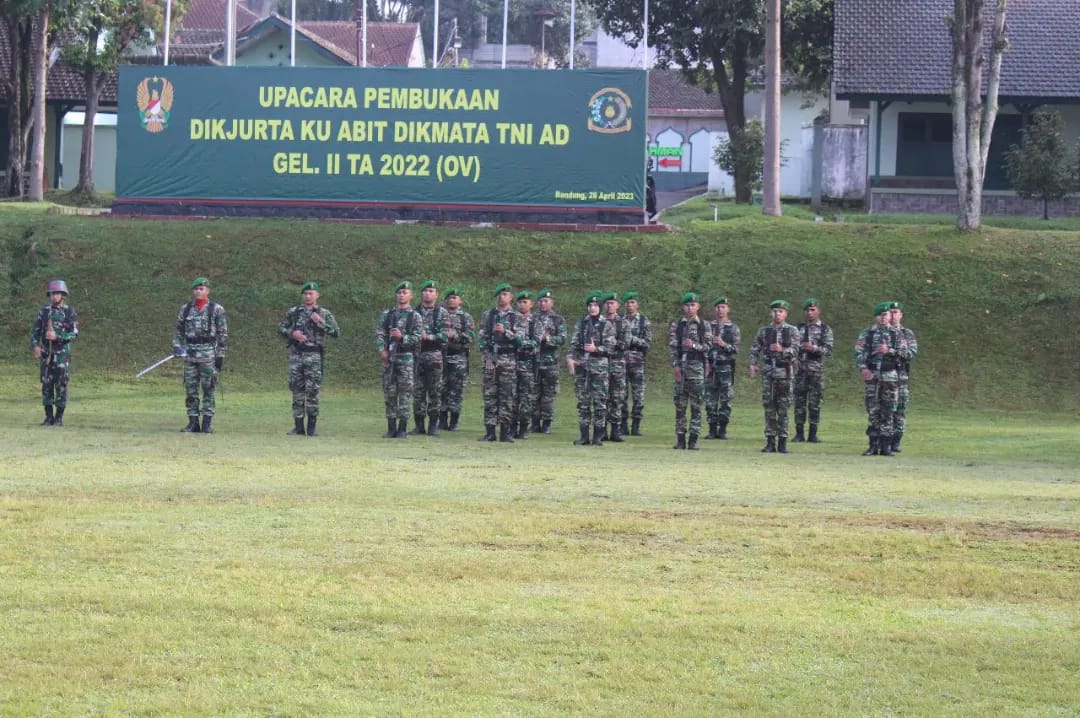Danpusdikku Ditkuat Pembukaan Siswa Dikjurtaku Abit Dikmata TA 2022 (OV)