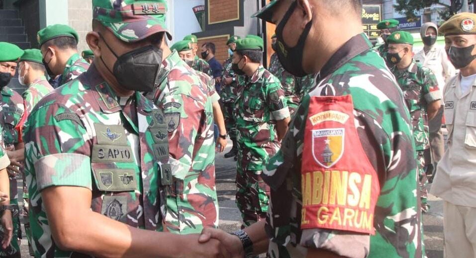 Dandim 0808/Blitar Dan Ketua Persit KCK Cabang XXII Gelar Halal Bi Halal Bersama Keluarga Besar Kodim 0808