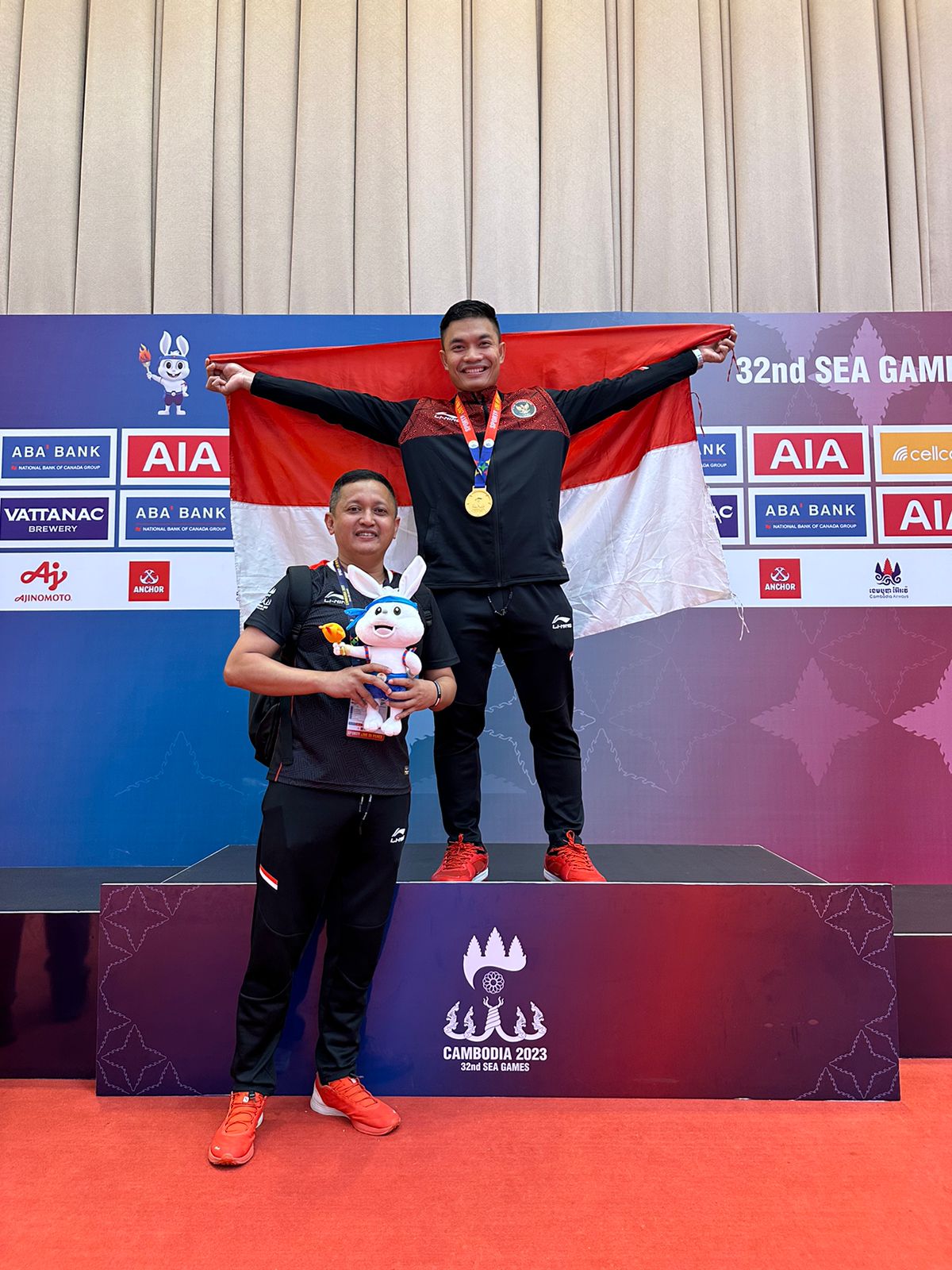 Karateka Asal Baleendah Sandy Firmansyah, Sabet Medali Emas Di SEA Games Kamboja 2023