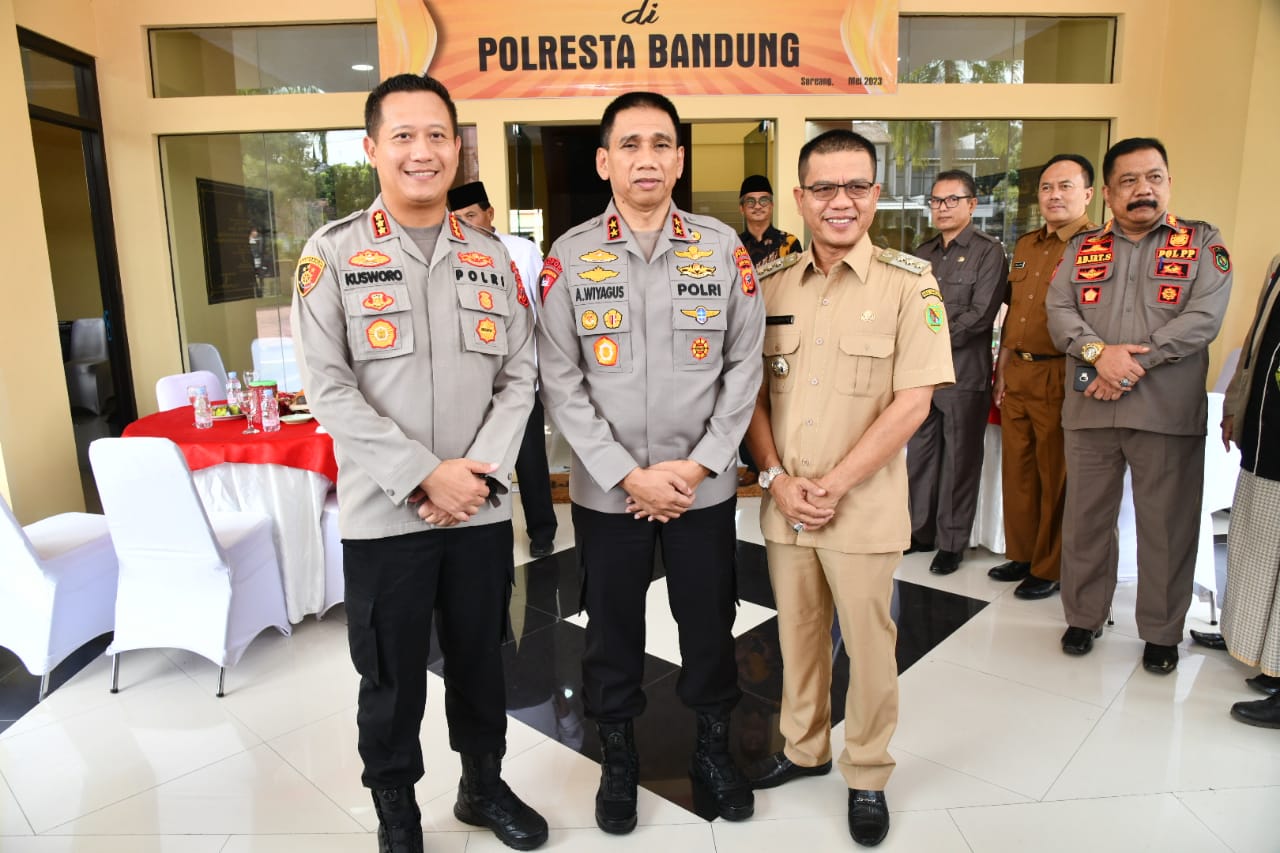 Bupati Bandung Dr. H.M. Dadang Supriatna Mengucapkan Terima Kasih Kepada Kapolda Jabar Irjen Pol Akhmad Wiyagus