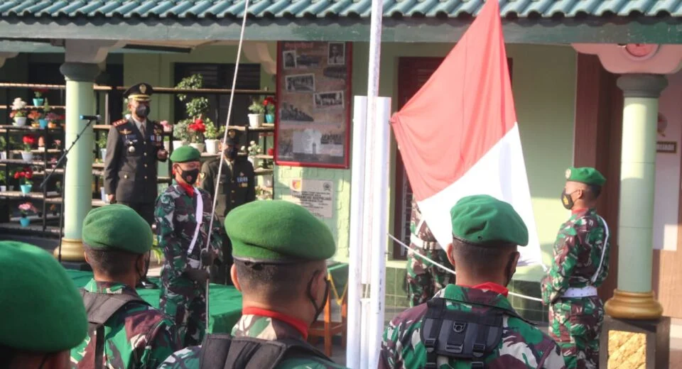 Kodim 0808/Blitar Menggelar Upacara Peringatan Hari Lahir Pancasila Tahun 2023