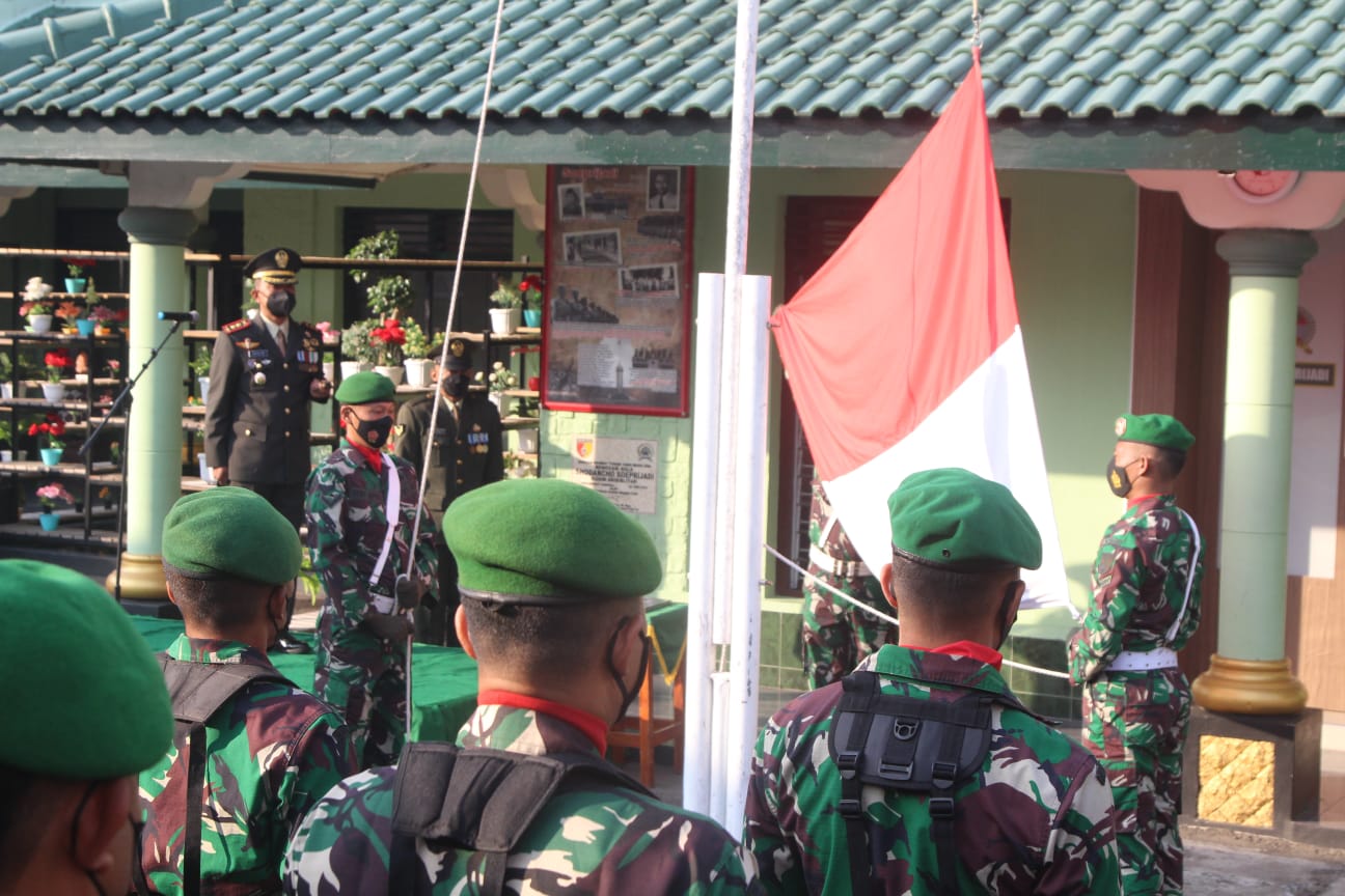 Kodim 0808/Blitar Menggelar Upacara Peringatan Hari Lahir Pancasila Tahun 2023