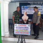 Antisipasi Penyebaran PMK, Babinsa Koramil Sanankulon Cek Hewan Ternak Sapi Di Wilayah Binaannya