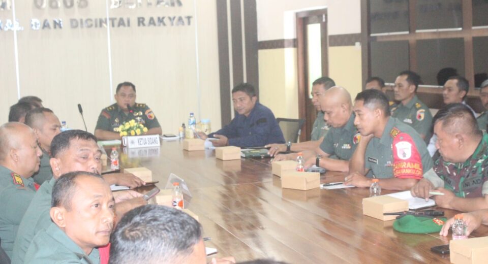 Kodim 0808/Blitar Gelar Sidang Pankar Jabatan Ba/Ta Dan Usul Kenaikan Pangkat Perwira, Bintara Dan Tamtama