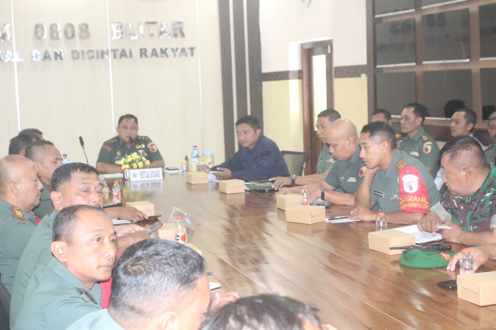 Kodim 0808/Blitar Gelar Sidang Pankar Jabatan Ba/Ta Dan Usul Kenaikan Pangkat Perwira, Bintara Dan Tamtama