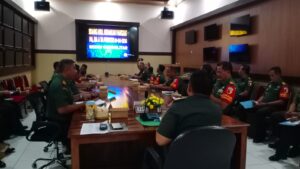 Kodim 0808/Blitar Gelar Sidang Pankar Jabatan Ba/Ta Dan Usul Kenaikan Pangkat Perwira, Bintara Dan Tamtama