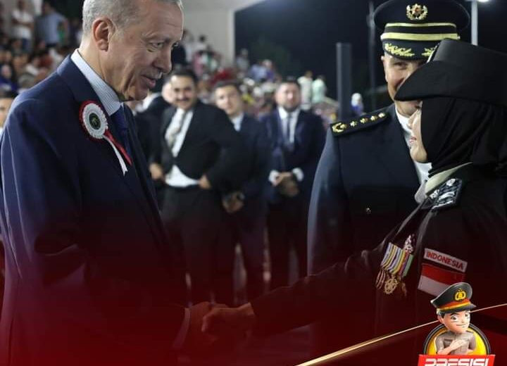 Bikin Bangga, 3 Anggota Polri Diwisuda Langsung Presiden Erdogan Usai Ikuti Pendidikan 2 Tahun di Turki