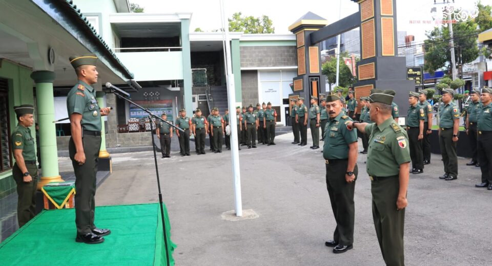 Dandim 0808/Blitar, Lepas Anggota Perwira dan Bintara Yang Akan Memasuki Masa Persiapan Pensiun