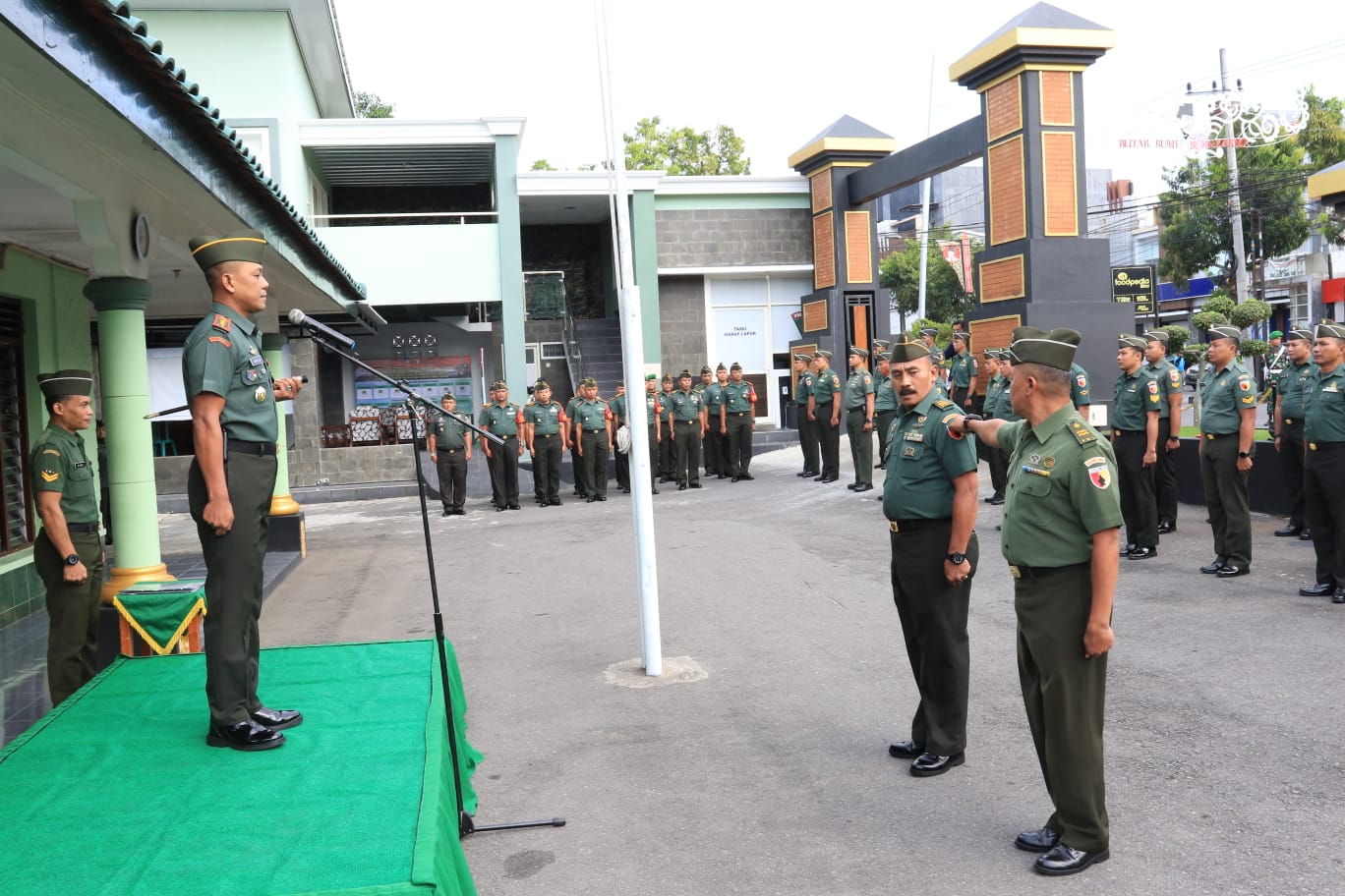 Dandim 0808/Blitar, Lepas Anggota Perwira dan Bintara Yang Akan Memasuki Masa Persiapan Pensiun
