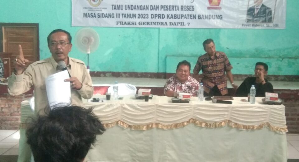 YAYAT HIDAYAT MENJARING ASPIRASI MELALUI RERES MASA SIDANG 3 TAHUN 2023