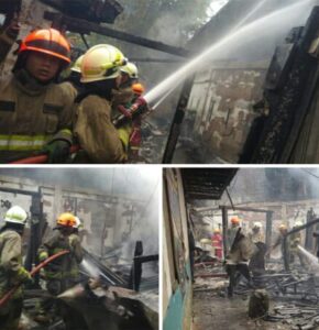 Kebakaran Terjadi Pada Beberapa Bangunan