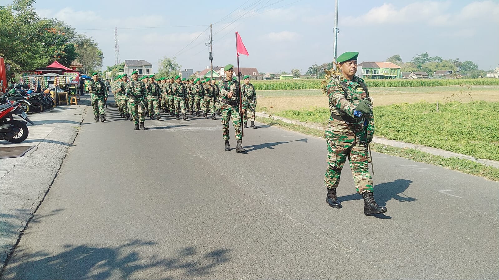 Pelihara Kemampuan, Kedisiplinan Dan Mental Prajurit, Kodim 0808/Blitar Gelar Latihan PBB dan Defile