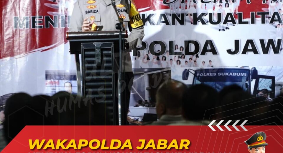 Dalam rangka melaksanakan amanat Wakapolda Jabar Membuka Forum Konsultasi Publik