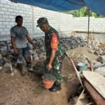 Babinsa Koramil Doko Bantu Pembangunan Di Wilayah Binaannya , Selalu Hadir Di Tengah Masyarakat