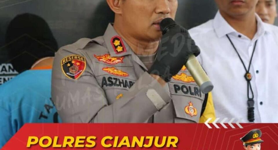 Kapolres Cianjur Membuat Konferensi Pers Pengungkapan KasusDugaan Penganiayaan