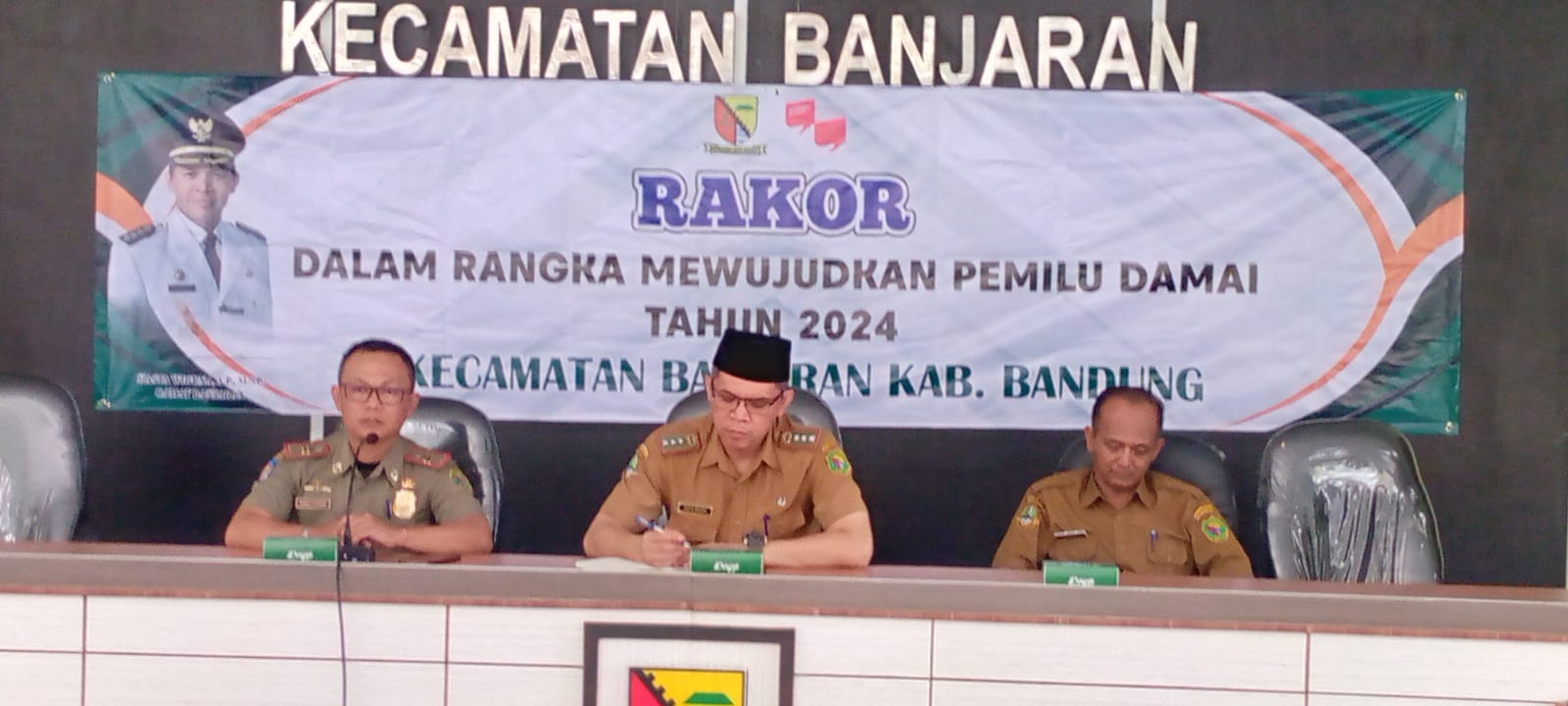 Rakor Dalam Rangka Mewujudkan Pemilu Damai Tahun 2024