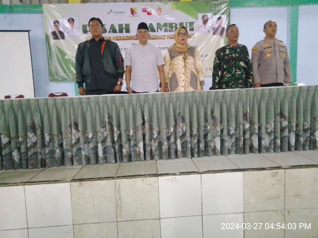 Pisah Sambut Camat Dan Kasi Pembangunan, Jadikan Perubahan.