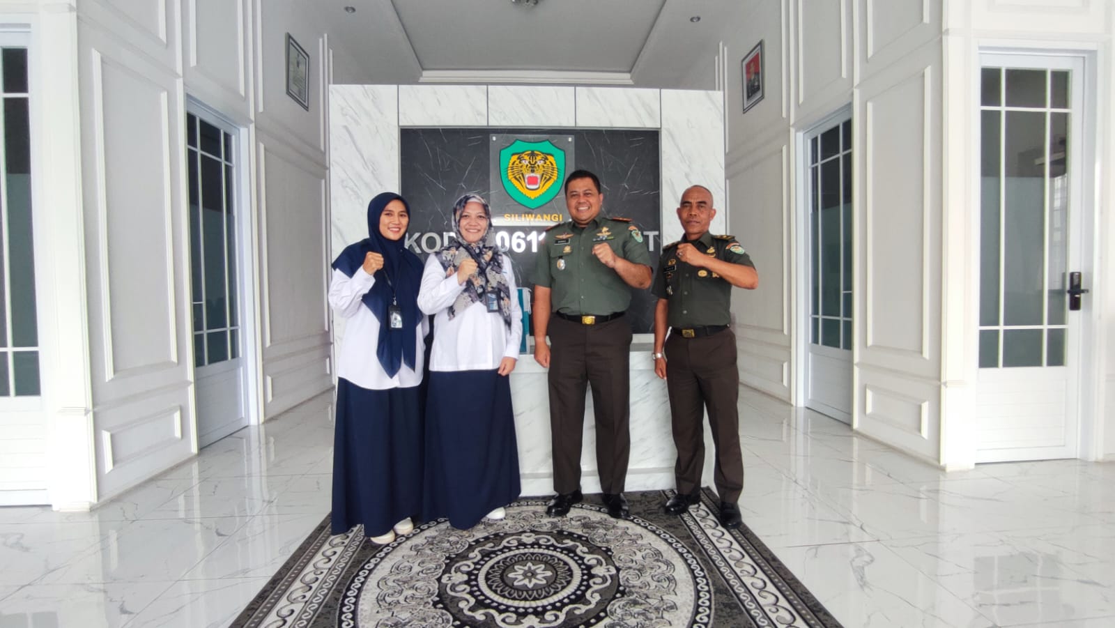 Jaga Stabilitas Layanan Listrik Menjelang Idul Adha, PLN UP3 Garut Lakukan Kunjungan Kerja Ke Markas Komando Distrik Militer 0611/Garut