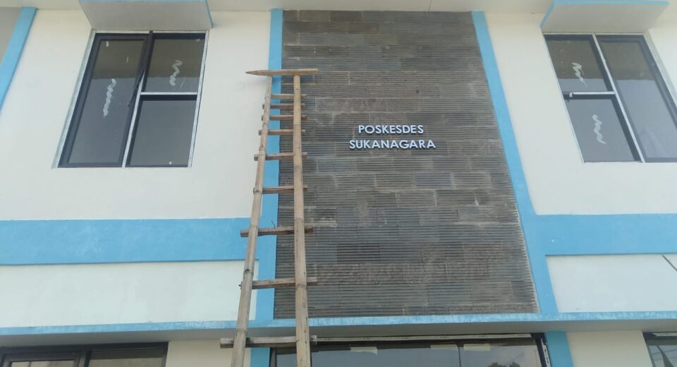 Mangkrak Pembangunan Poskesdes Desa Sukanagara