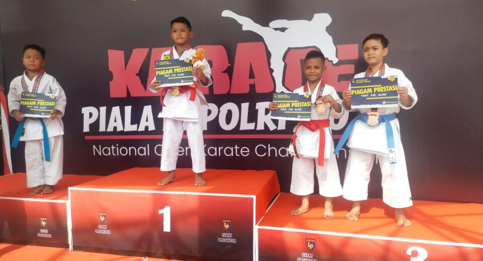Pradifta Alfathir Budiman 9 Tahun Juara 1 Kumite Kapolri Cup 2024
