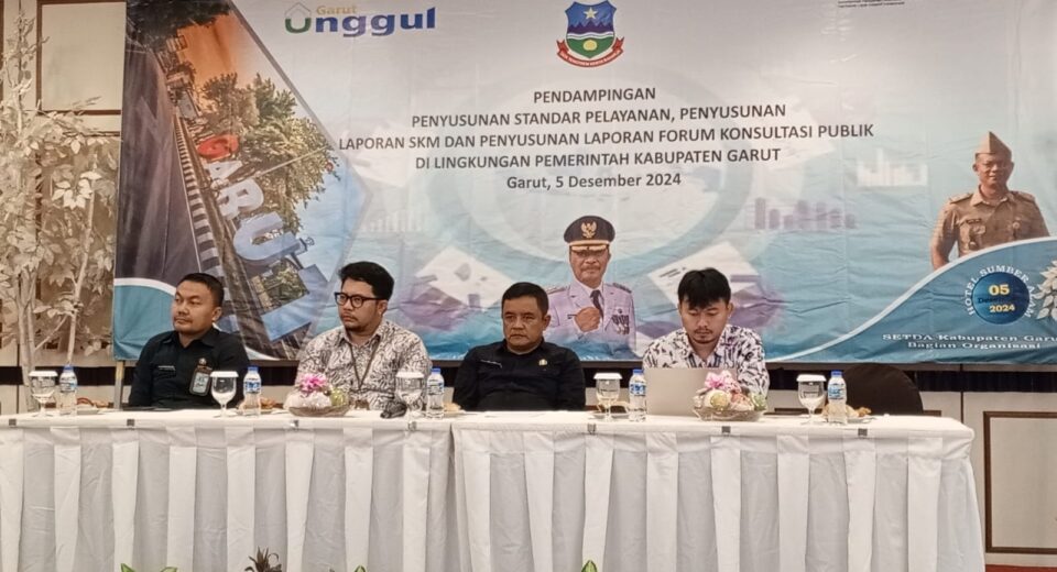Setda Kabupaten Garut Perkuat Standar Pelayanan Publik melalui Pendampingan SKM dan Forum Konsultasi