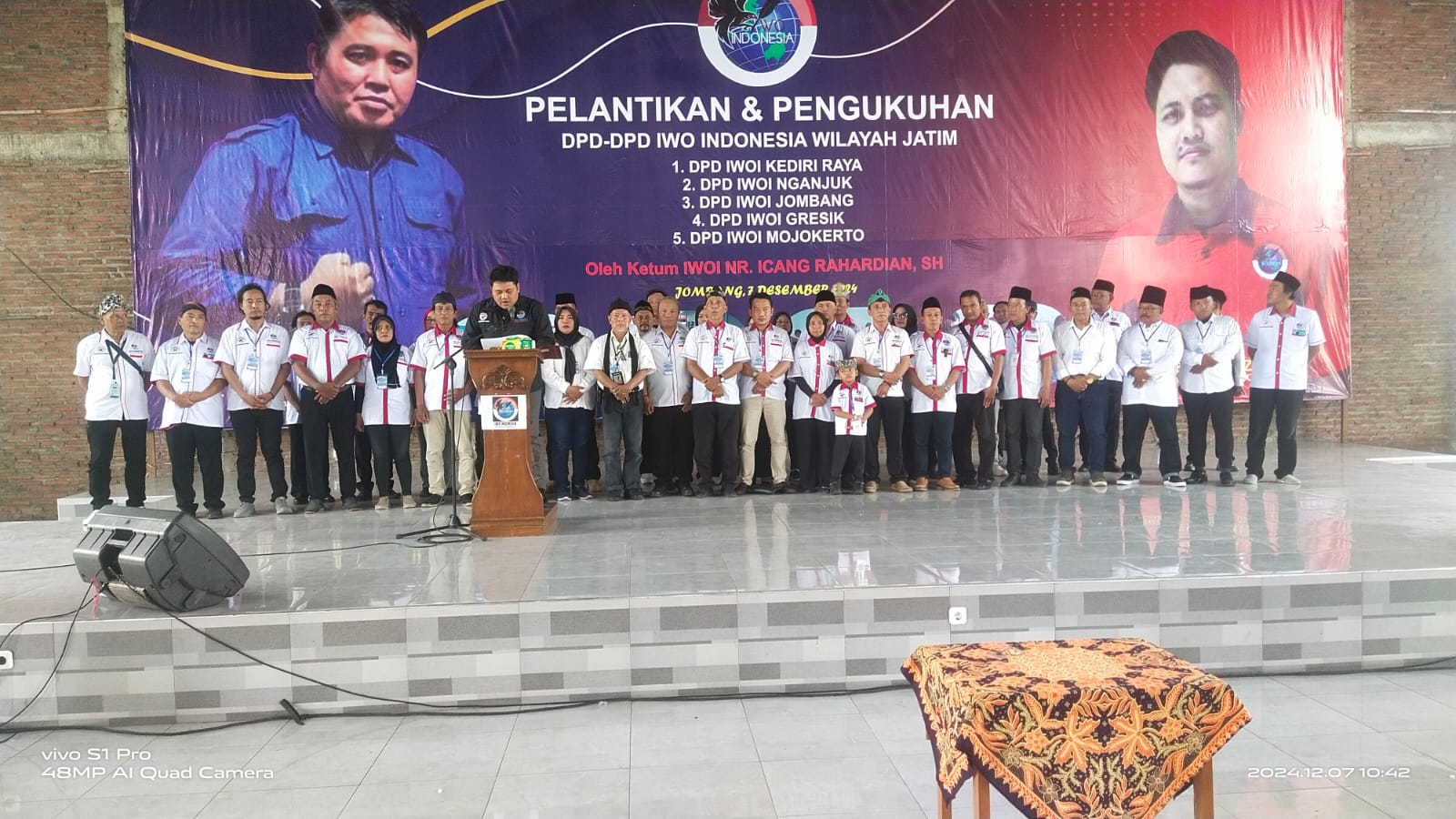 Ketum DPP IWOI Lantik 4 Ketua dan Pengurus DPD Wilayah JatimKediri