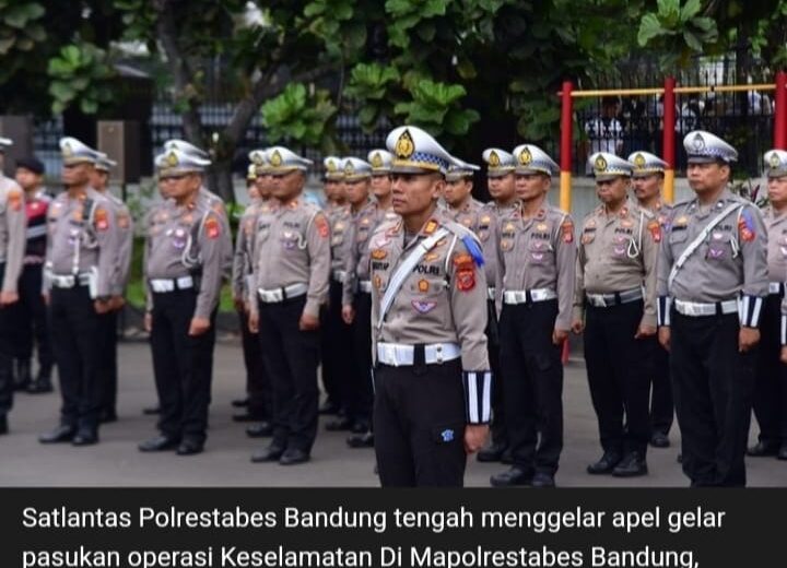 POLRESTABES BANDUNG MENGGELAR OPERASI KESELAMATAN LODAYA 2025