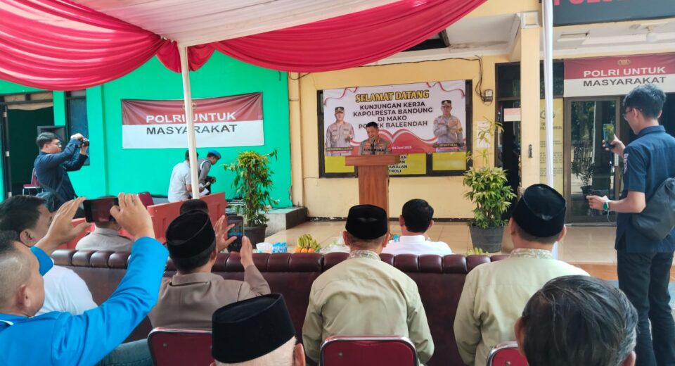 Kunker Kapolresta Bandung Ke Mako Polsek Baleendah