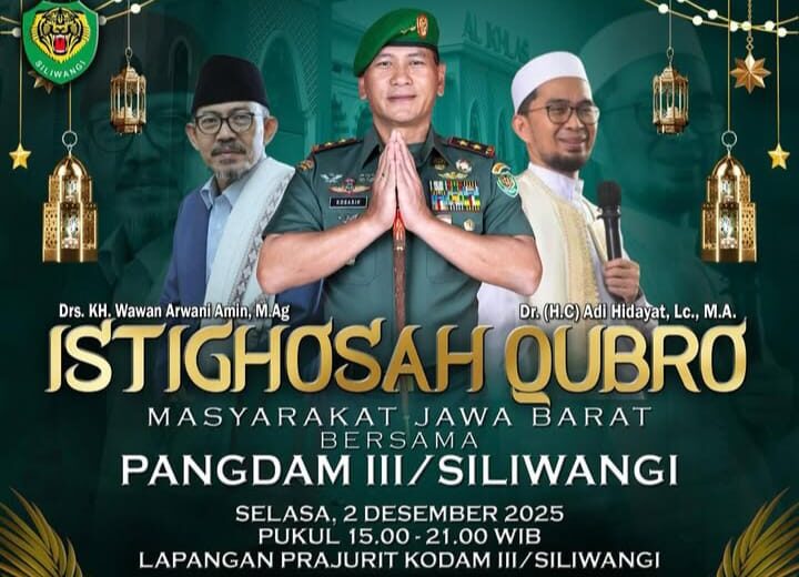 Kodam III/Slw Gelar Istighosah Qubro Bersama Masyarakat Jawa Barat
