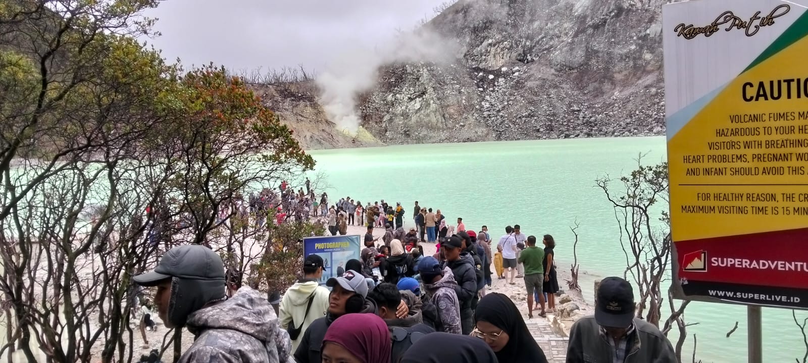 KEINDAHAN WISATA KAWAH PUTIH CIWIDEY RANCABALI
