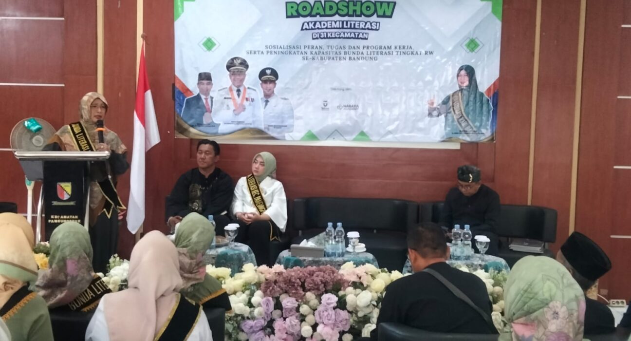 Bunda Literasi Kabupaten Bandung Roadshow ke Kecamatan Pamengpeuk,perkuat Budaya Baca dari Akar Rumput.
