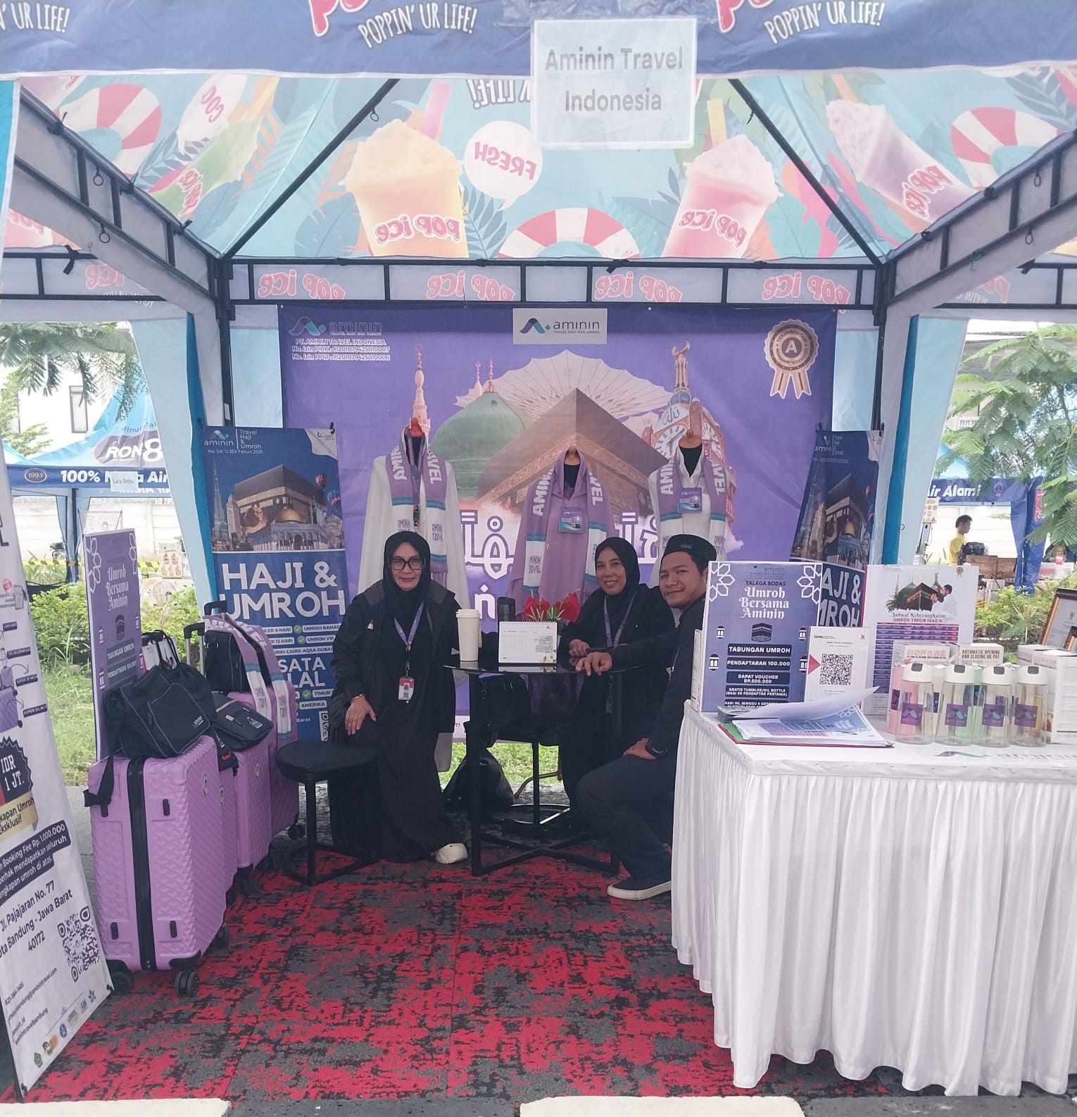 Aminin Travel Indonesia Ikuti Giat Bazar pada Acara Experience The Wonder 2026 di Rafflesia Park