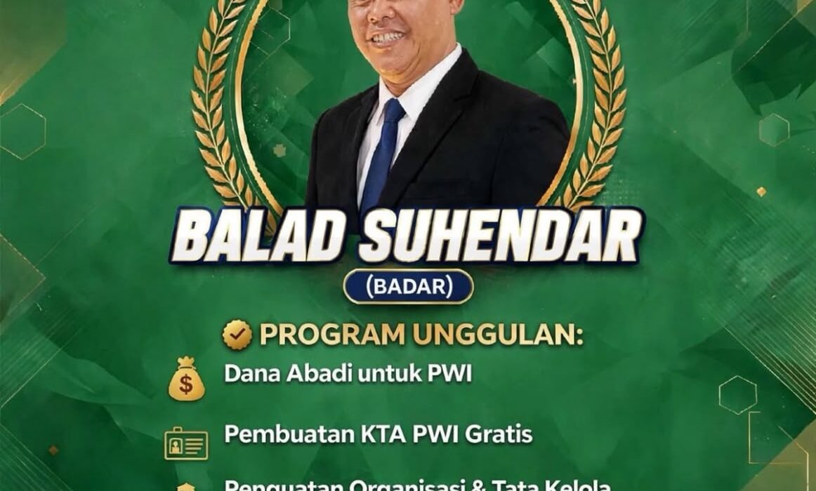 Maju Calon Ketua PWI Kabupaten Bandung Periode 2026–2029, Suhendar Usung Lima Program Unggulan dan PWI Creative