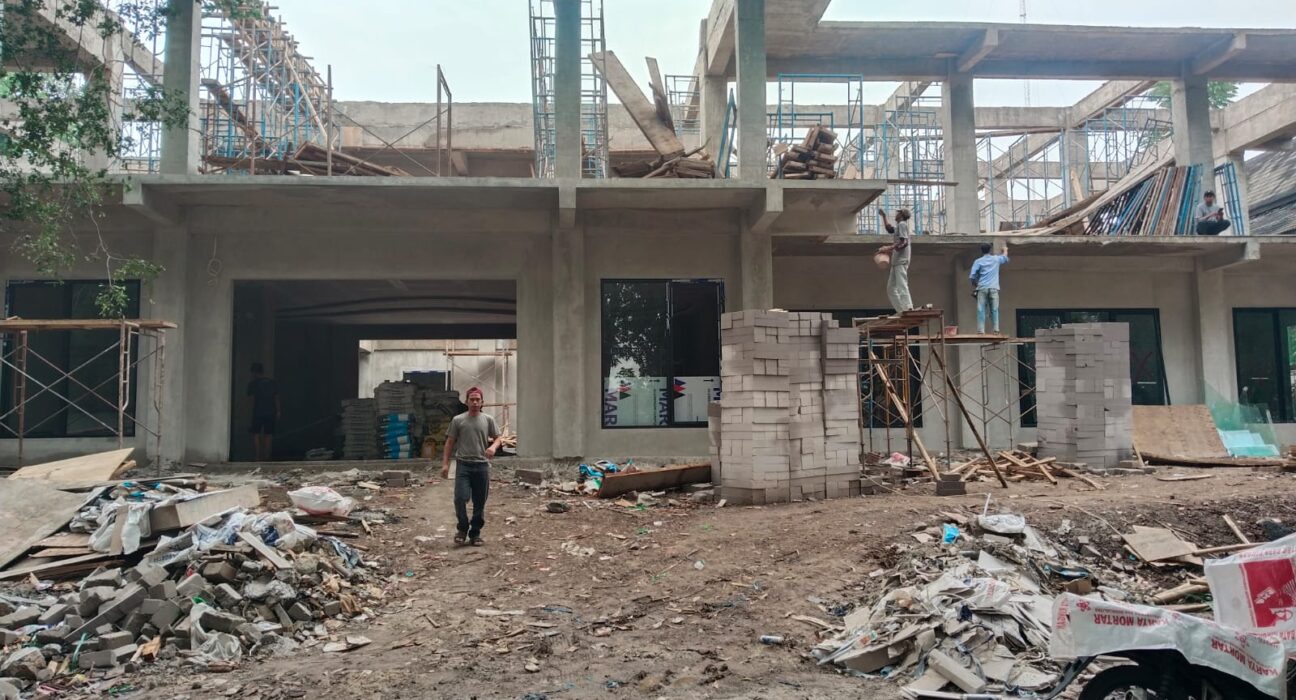 Proyek Pembangunan Gedung Diskominfo senilai Rp 7,9 Miliar Abaikan K3, Pengawas Diduga Tak Ada di Lokasi